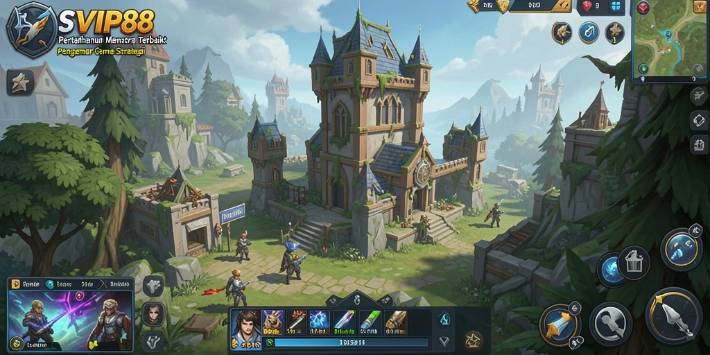 Gameplay mendebarkan dari BOSVIP88 dalam aksi Tower Defense.