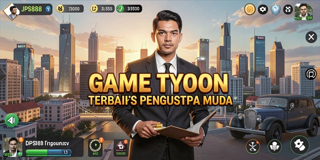 Screenshot JPS888 menampilkan gameplay Tycoon yang seru dan penuh warna.