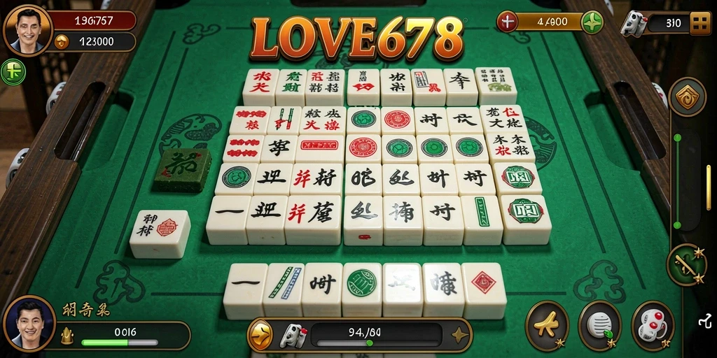 Tampilan gameplay Mahjong yang menawan dan interaktif.