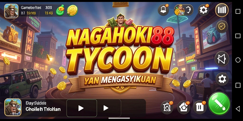 Tampilan menarik dari gameplay NAGAHOKI88 sebagai game Tycoon.