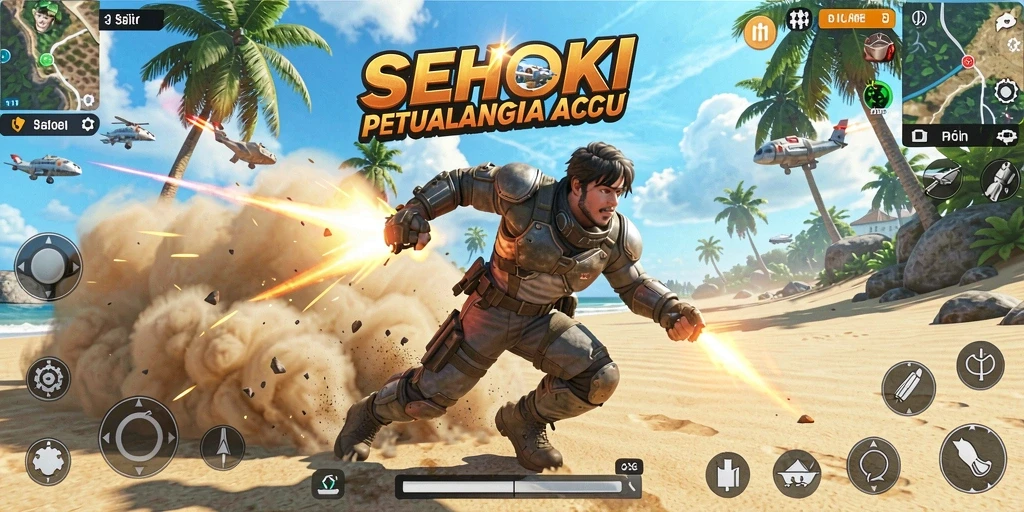 Tampilan gameplay SEHOKI dengan aksi seru dan grafis mengagumkan.