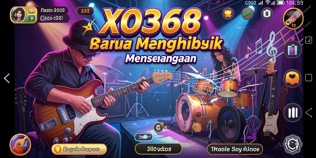 Tampilan gameplay XO368 yang menakjubkan dan penuh warna.